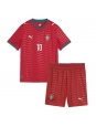 Otroške Nogometnih dresov Portugalska Bernardo Silva #10 Domači SP 2026 Kratki rokavi (+ hlače)